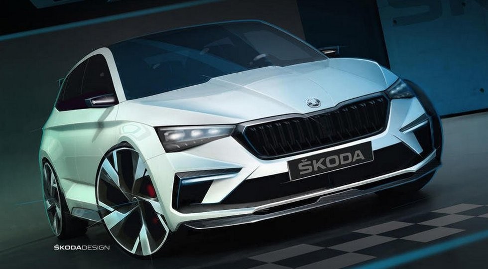 Предвестник нового Skoda Rapid оказался 245-сильным гибридом